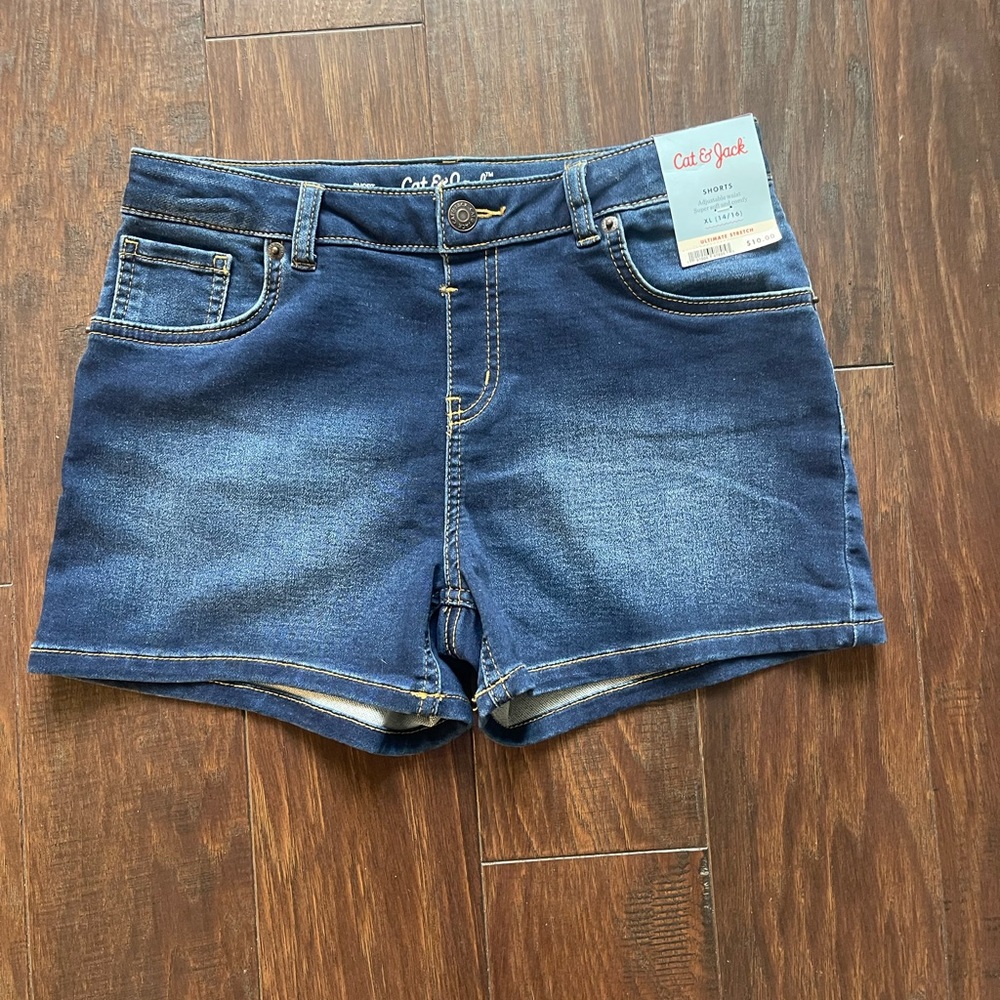 Cat & Jack XL (14/16) jean shorts